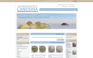 Il sito online di Numismatica Canusina