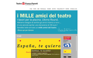 Il sito online di Teatro Franco Parenti