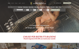 Il sito online di President Terme Hotel