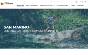 Il sito online di San Marino Turismo