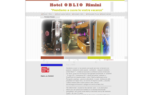 Il sito online di Hotel Oblio