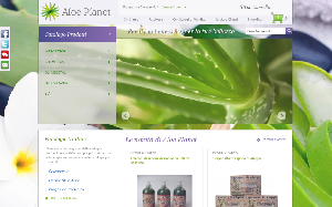 Il sito online di Aloe Planet