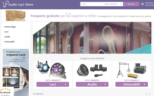 Visita lo shopping online di Audio Luci Store