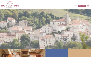 Il sito online di Borgo Tufi