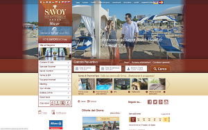 Il sito online di Hotel Savoy Beach Bibione