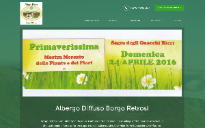 Il sito online di Villa Retrosi