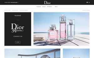 Il sito online di Dior profumi