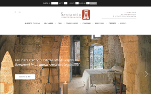 Il sito online di Sextantio Le Grotte della Civita