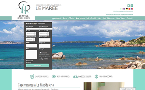 Il sito online di Le Maree Holiday Apartments