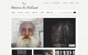 Il sito online di La maison de Parfum