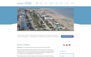 Il sito online di Hotel Venere Cesenatico