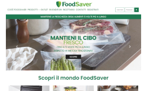 Il sito online di FoodSaver
