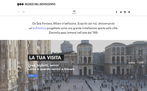Il sito online di Museo del Novecento
