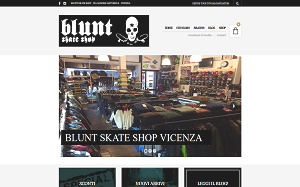 Il sito online di Blunt Skateshop