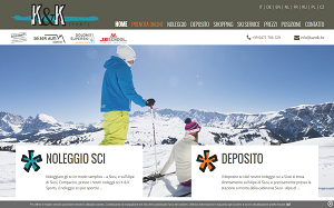 Il sito online di K&K Sports Alpe di Siusi