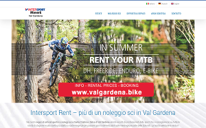 Il sito online di Intersport Rent Val Gardena