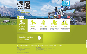 Il sito online di Alta Badia Bike Rental