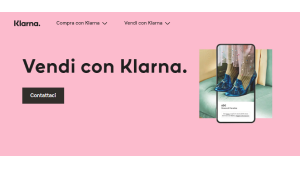 Il sito online di Klarna
