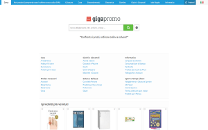 Il sito online di Gigapromo