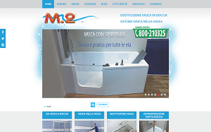Il sito online di m2vasche