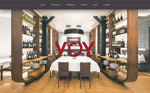 Il sito online di VOY Restaurant