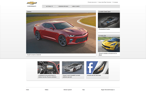 Il sito online di Chevrolet