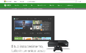 Il sito online di Xbox intrattenimento