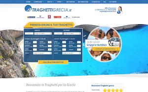 Il sito online di Traghetti Grecia