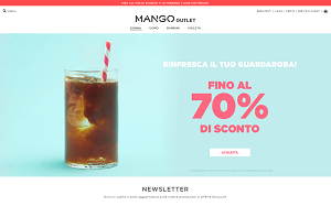 Il sito online di Mango Outlet