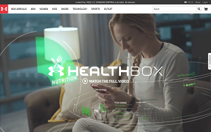 Il sito online di Underarmour Healthbox