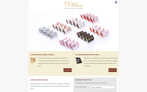 Il sito online di Cioccolatini Personalizati Dèlice