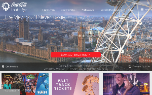 Il sito online di London Eye
