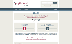 Il sito online di Giftcard Store