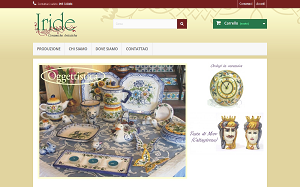 Il sito online di Ceramiche Artistiche Iride