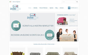 Il sito online di DivaniClick