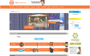Il sito online di EA Commerce