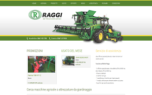 Il sito online di Raggi macchine agricole