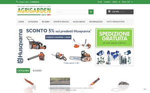Il sito online di Agrigarden store