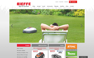 Il sito online di BIEFFE garden