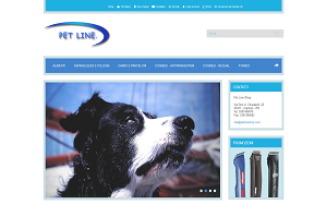 Il sito online di Pet Lines hop