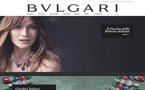Il sito online di Bulgari gioielli