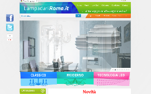 Il sito online di Lampadari Roma