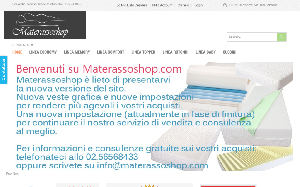 Il sito online di Materassoshop