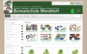 Il sito online di Bonsai Shop Bonsaischule