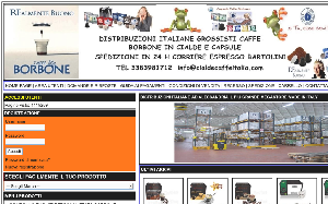 Il sito online di Cialde Caffe Italia