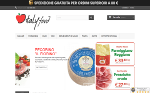 Il sito online di Italy foods