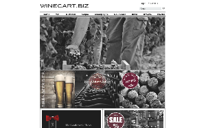 Il sito online di Winecart.biz