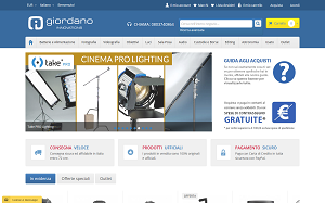 Il sito online di Giordano innovations
