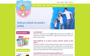 Il sito online di BabyPaint