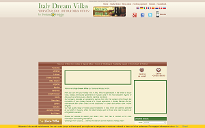 Il sito online di Italy Dream Villas